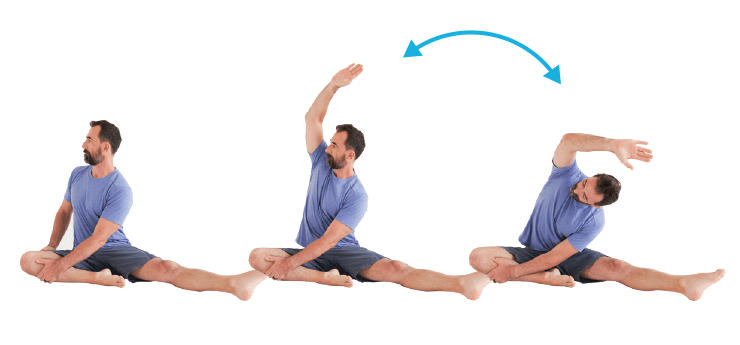 Back Stretches - Half Pancake