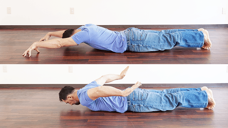 back strength - prone swimmer